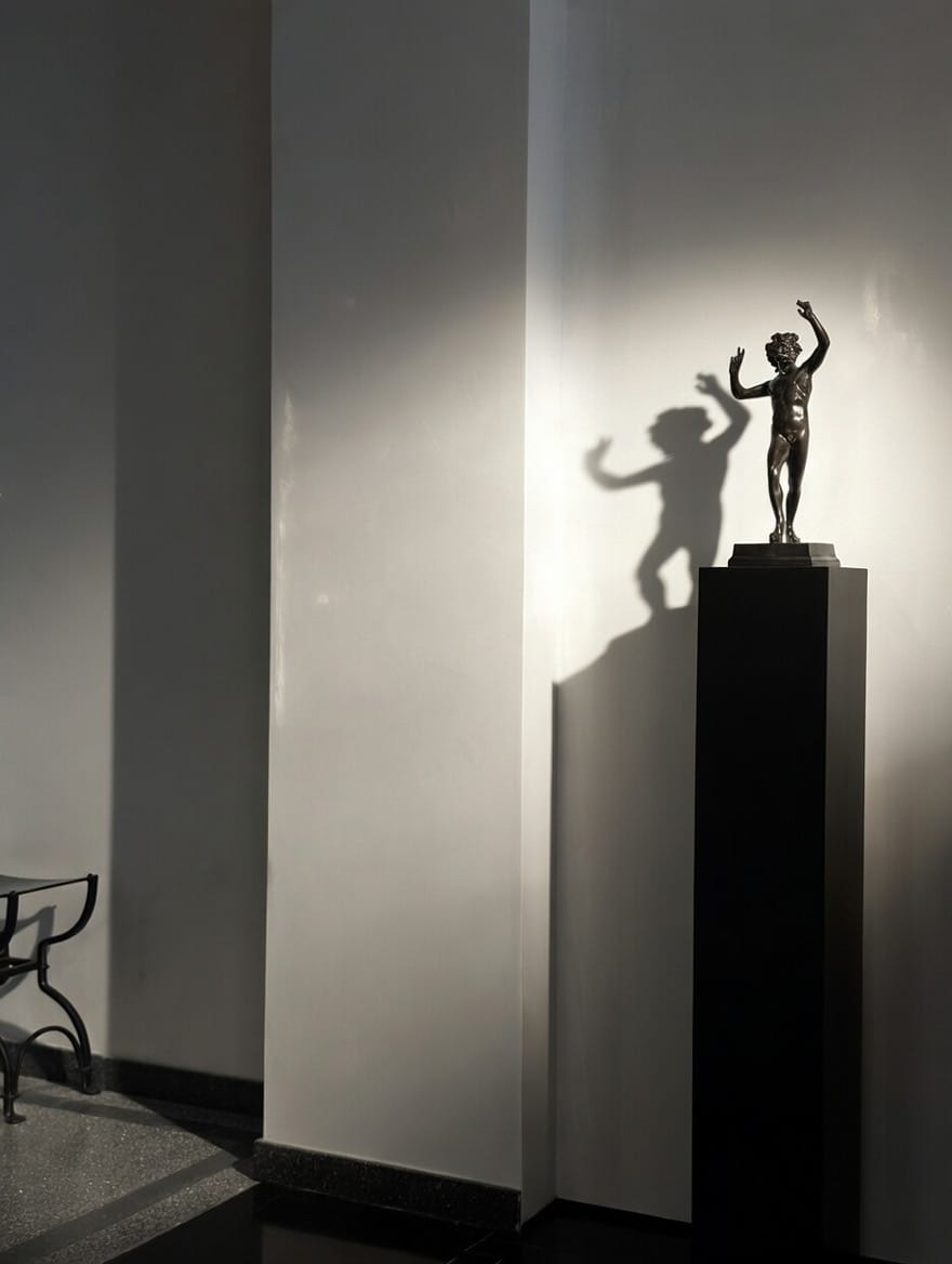 Customer photo review of Fauno danzante in bronzo - Statua 37,5 cm