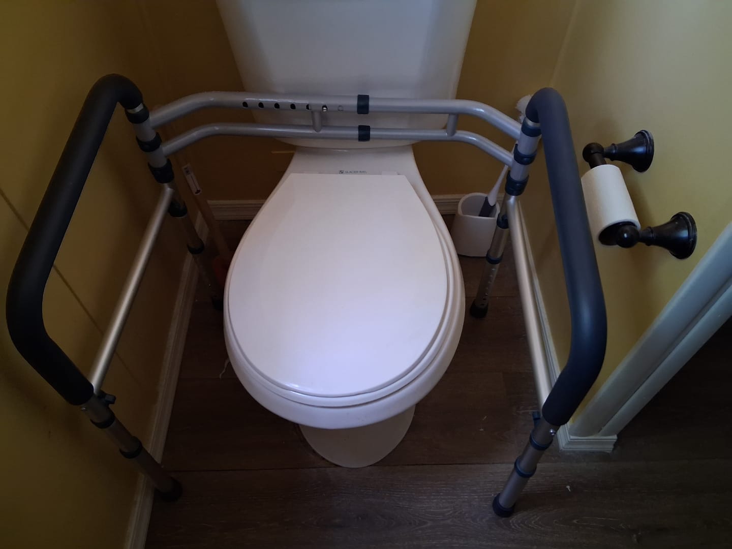 Customer photo review of Toilet Safety Rail (350lb)