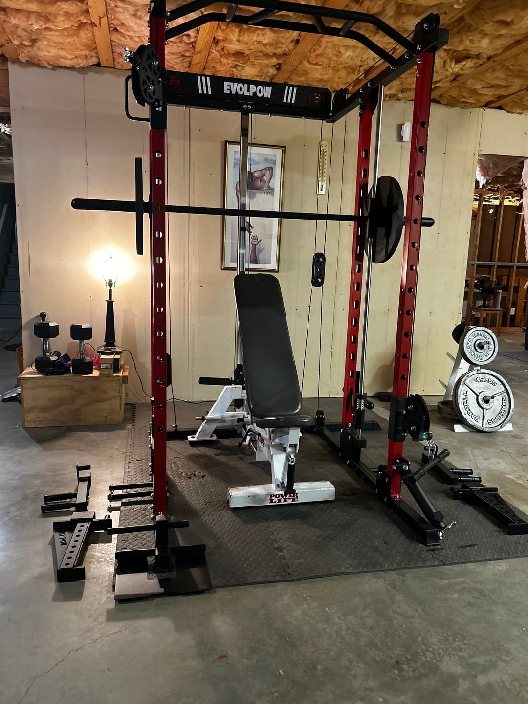 Customer photo review of EVOLPOW M2D Brute All-in-One Smith Machine Home Gym