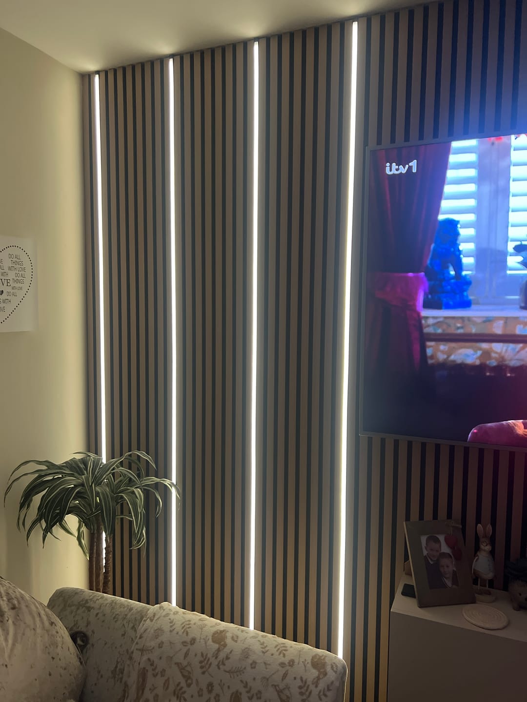 Customer photo review of Premium LED light kit 4 x 240cm LED Light Strips