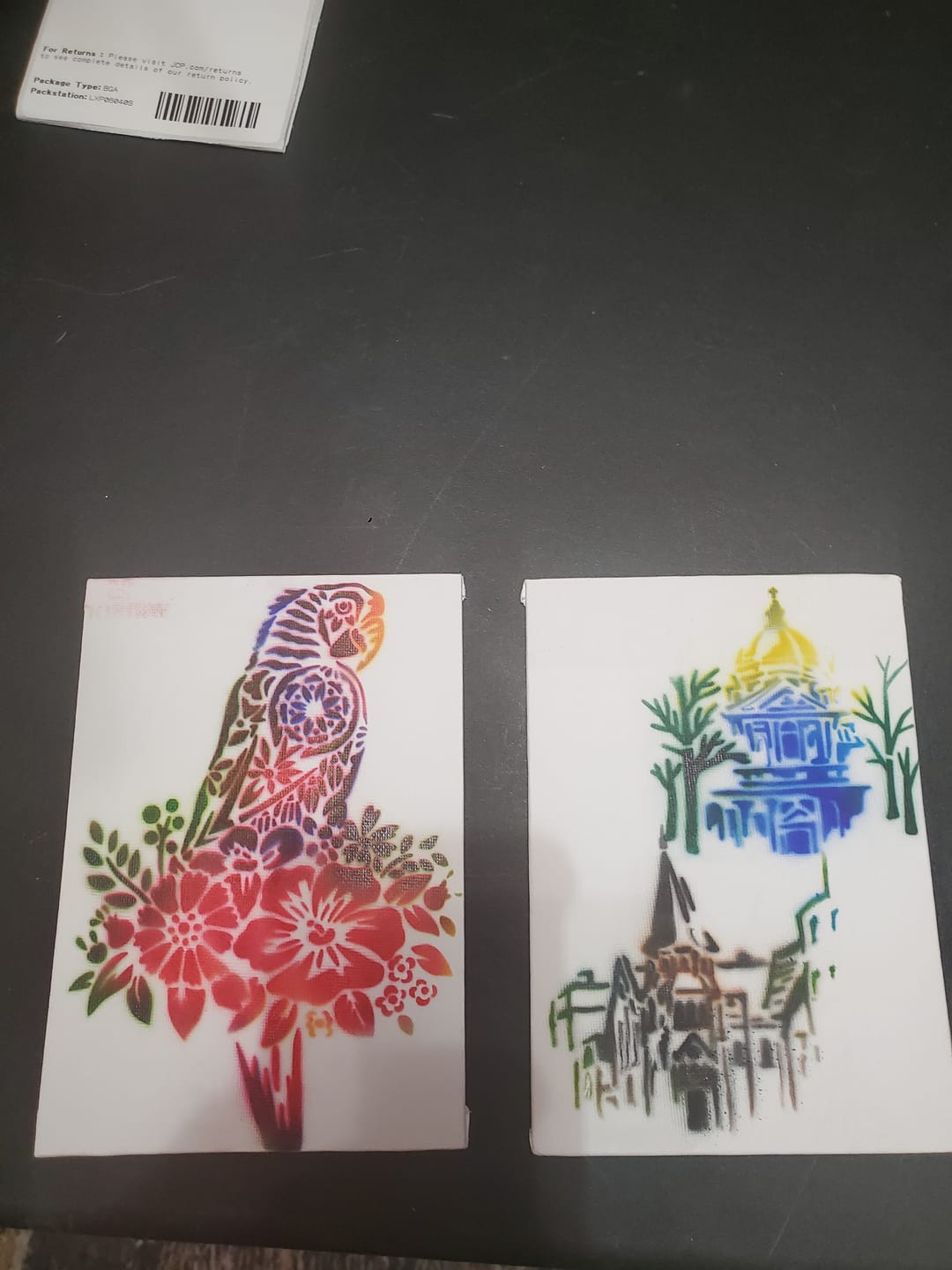 Customer photo review of WINSONS Cordless Electric Airbrush Marker Kit