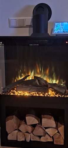 Customer photo review of Lumea Fires Elektrische sfeerhaard 3D Spectra 24″ inch – 61 cm
