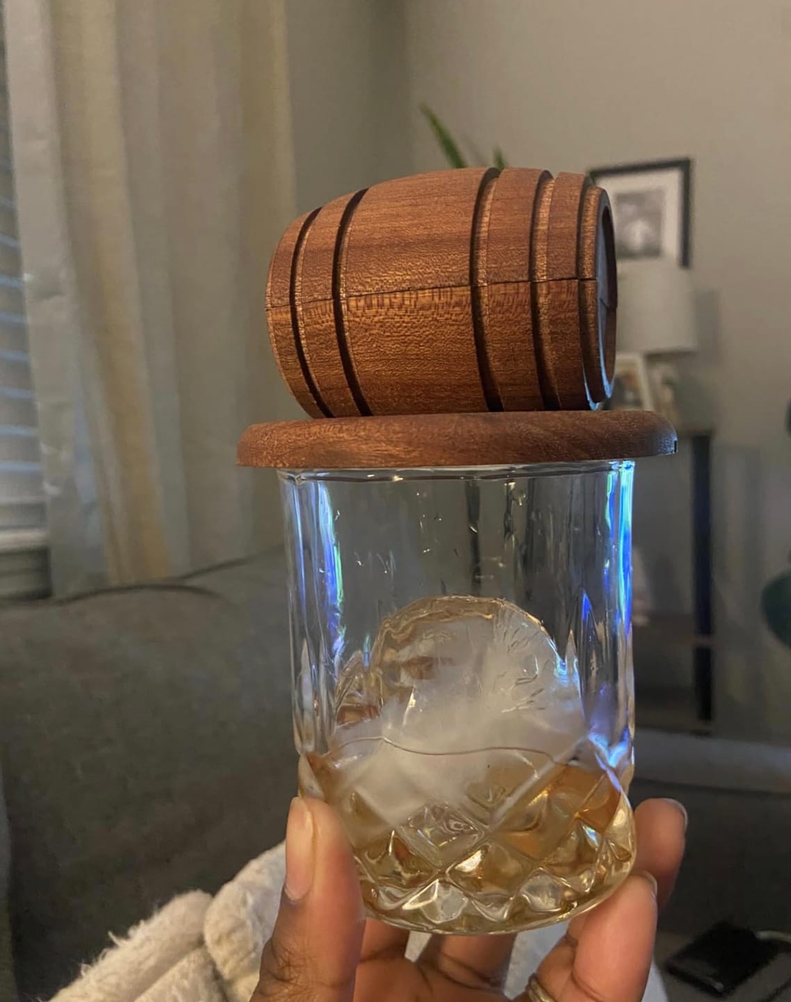 Customer photo review of Noir Barrel Smoker - Signature Edition