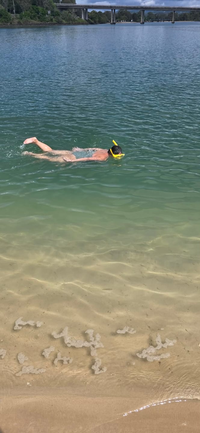 Customer photo review of Sundae Snorkel Set