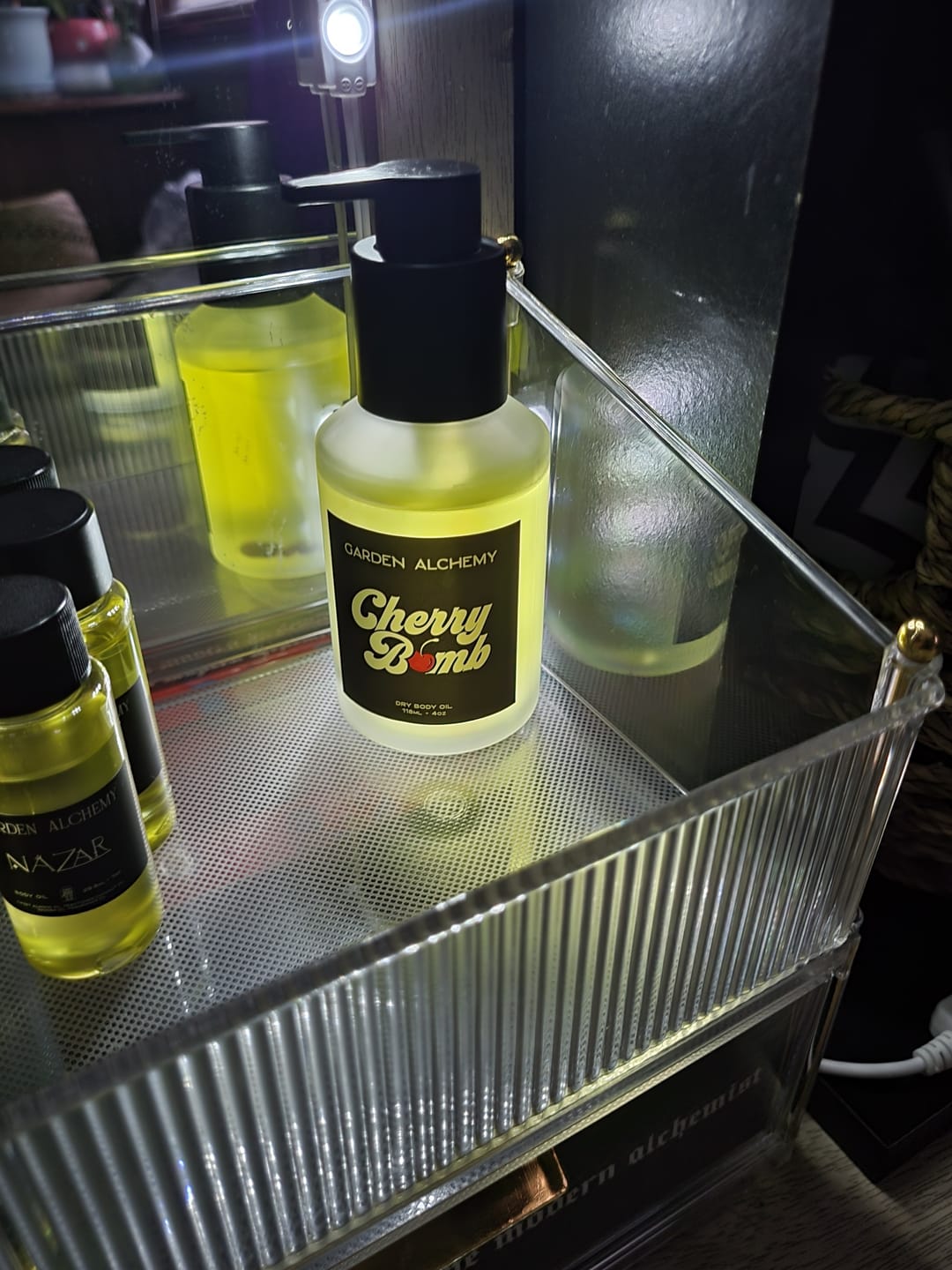 Customer photo review of CHERRY BOMB BODY OIL