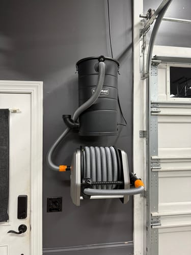 Customer photo review of Retractable Vacuum Extension Hose Reel-1-1/4in-30ft