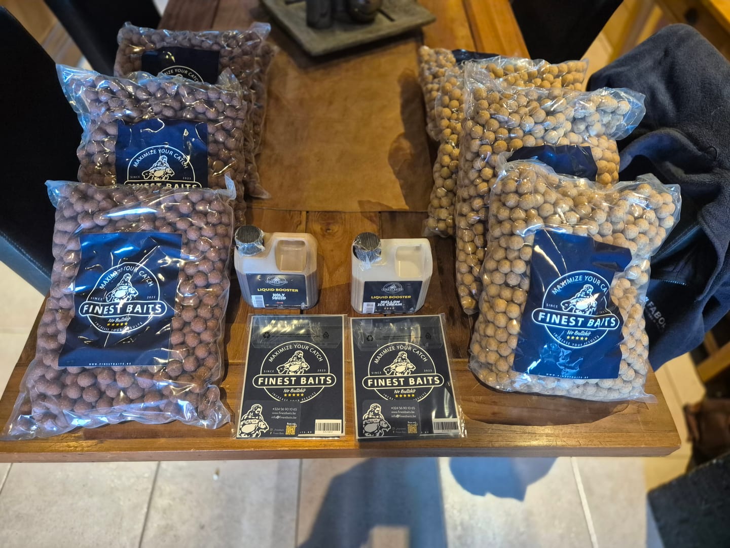 Customer photo review of Holy Squid Boilies (5kg)