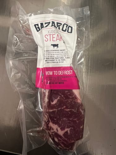 Customer photo review of Aged Kansas Steak ++Thick