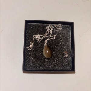 Customer photo review of Erinnerungskette mit personalisiertem Fellanhänger, Herz