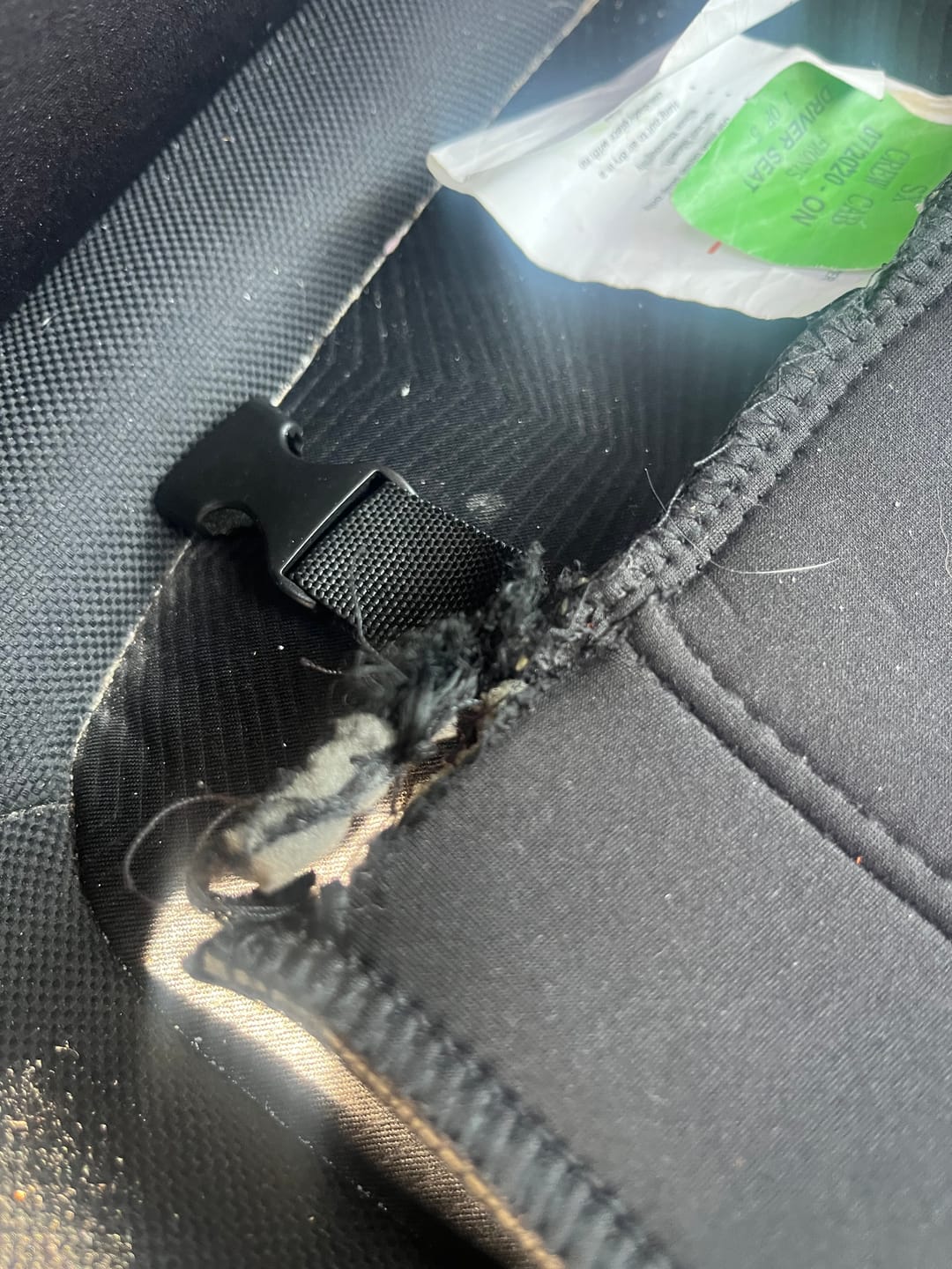 Customer photo review of Sharkskin Front Seat Covers for Isuzu D-Max (07/2020-ON)