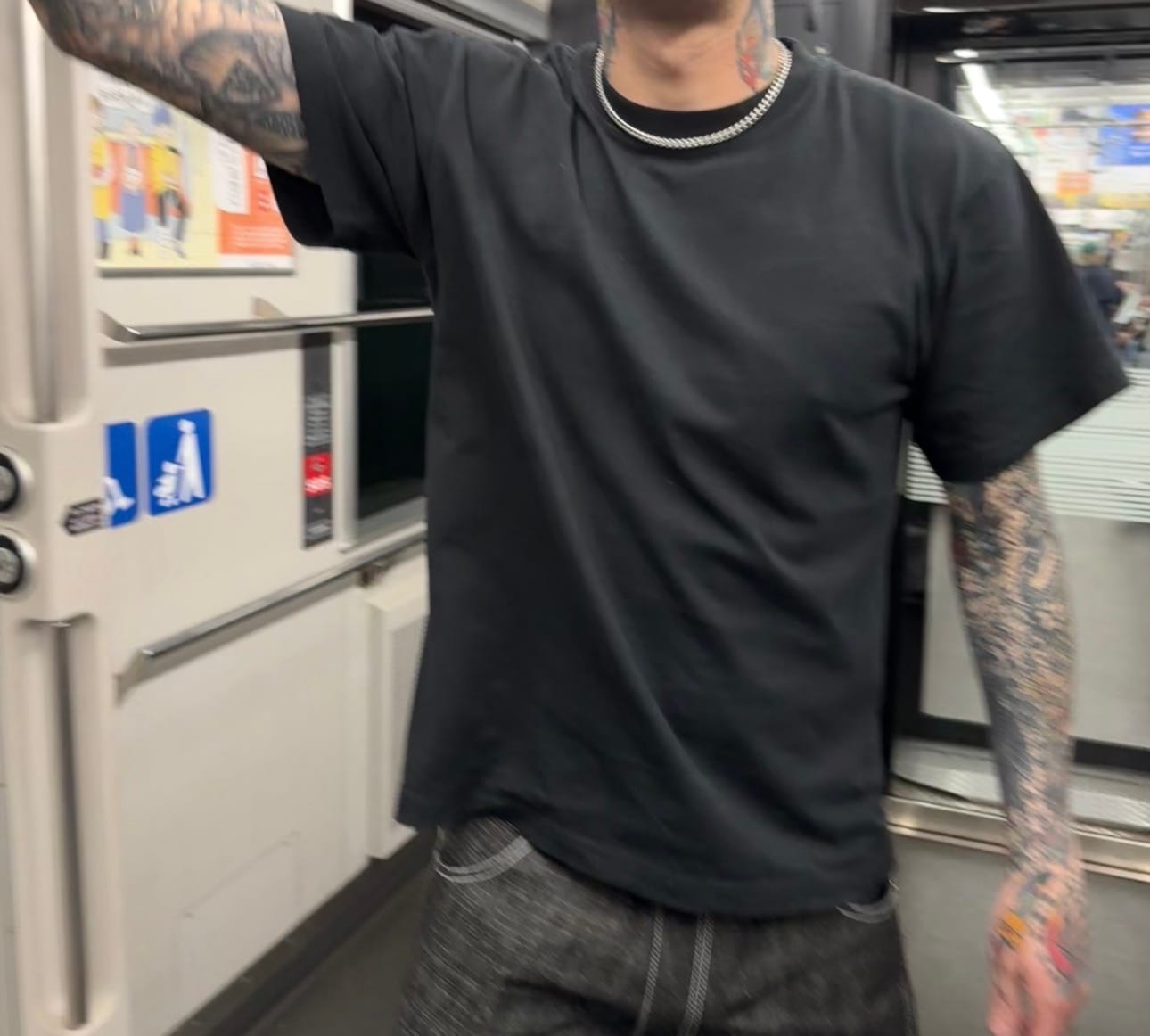 Customer photo review of Loopwheel Tubular Athletic T-Shirt - White