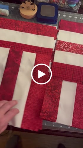 Customer video review of Red, White, and Cute  Precut Sew-Ready Quilt Kit