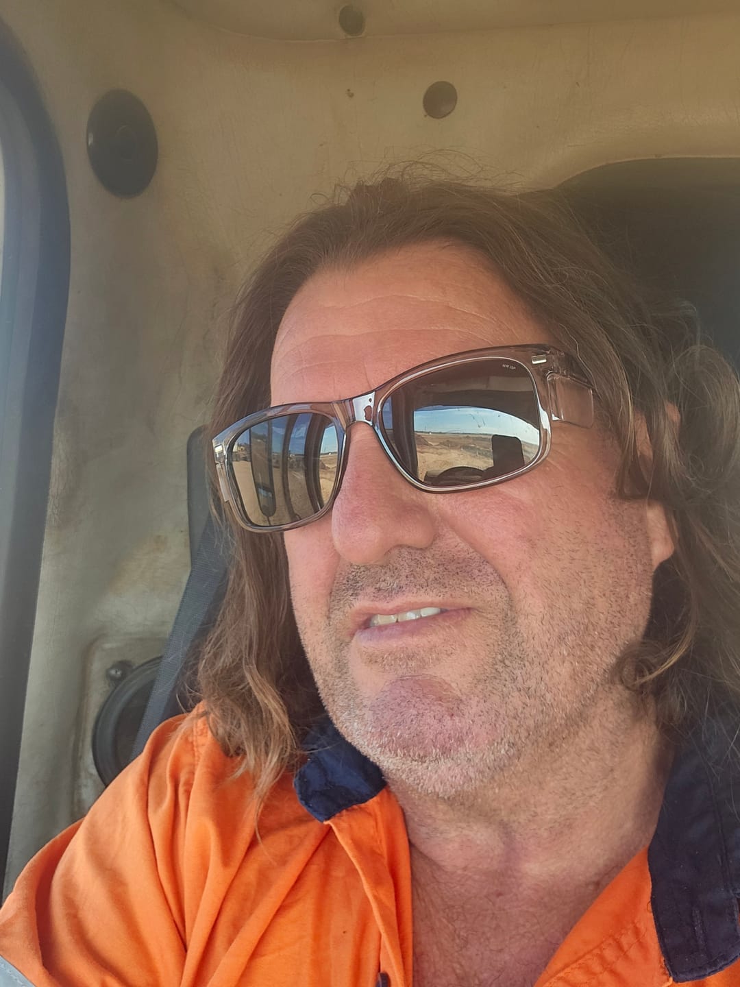 Customer photo review of Kenneth Black Polarised Safety Glasses