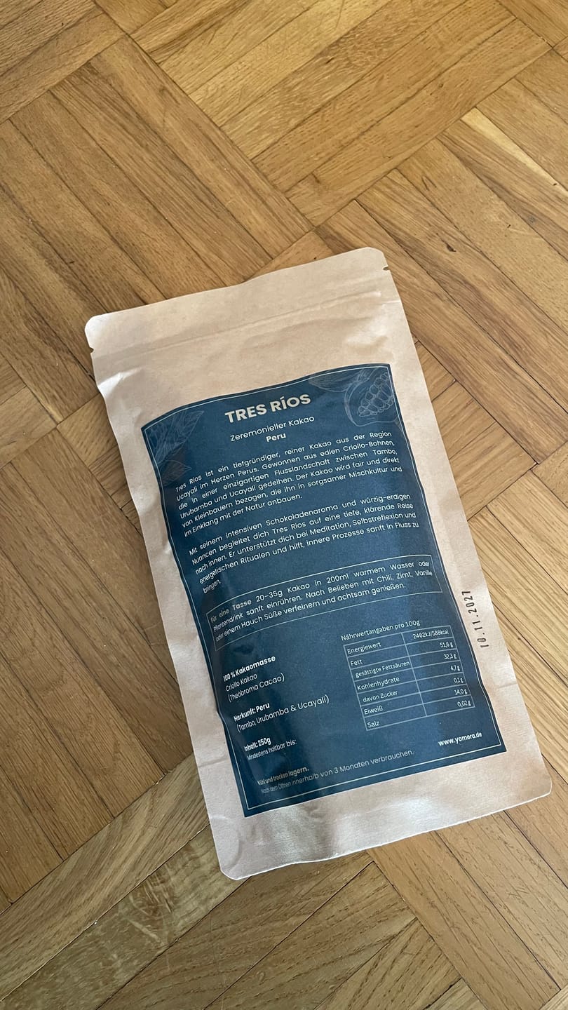 Customer photo review of TRES RIOS Kakao aus Peru