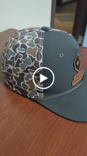 Customer video review of Custom Leather Patch Perforated Rope Hat - Blank Rope Hats