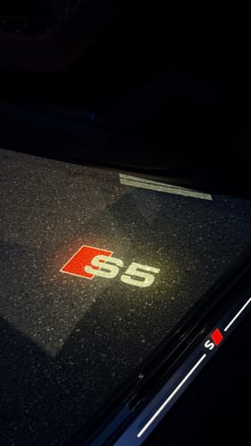 Customer photo review of AUDI DOOR LIGHTS