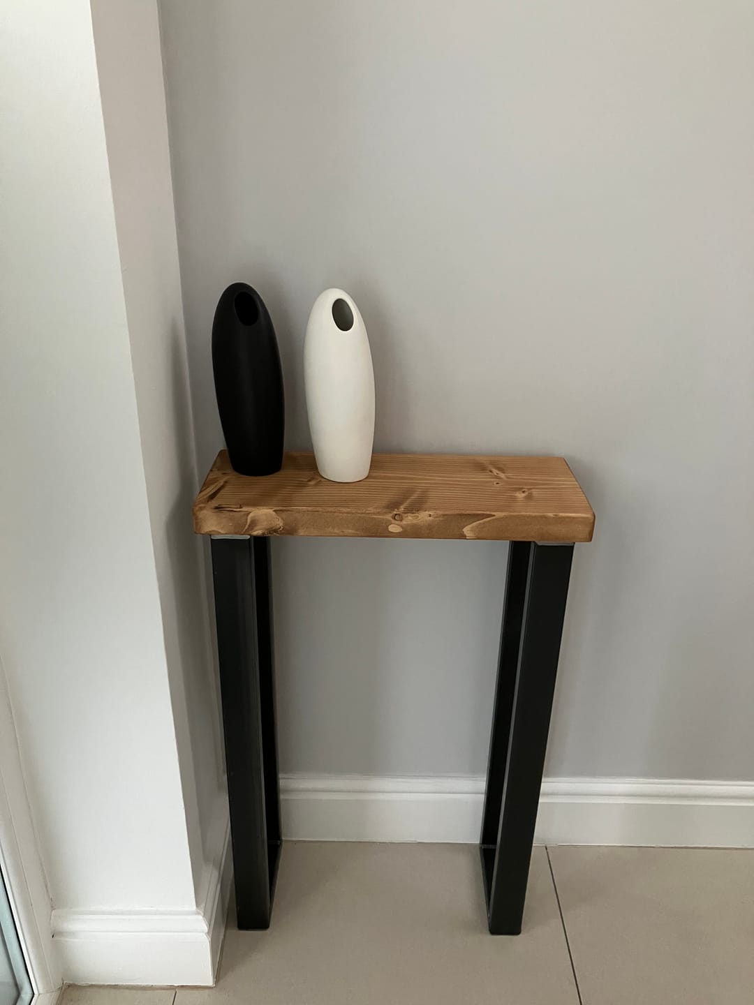 Customer photo review of Rustic Console Table  | 20cm Depth