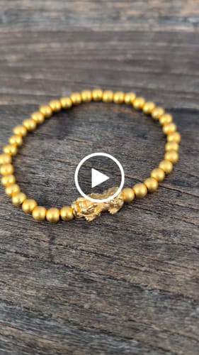 Customer video review of Prestige Dragon Wealth — Empress Gold Pixiu Bracelet