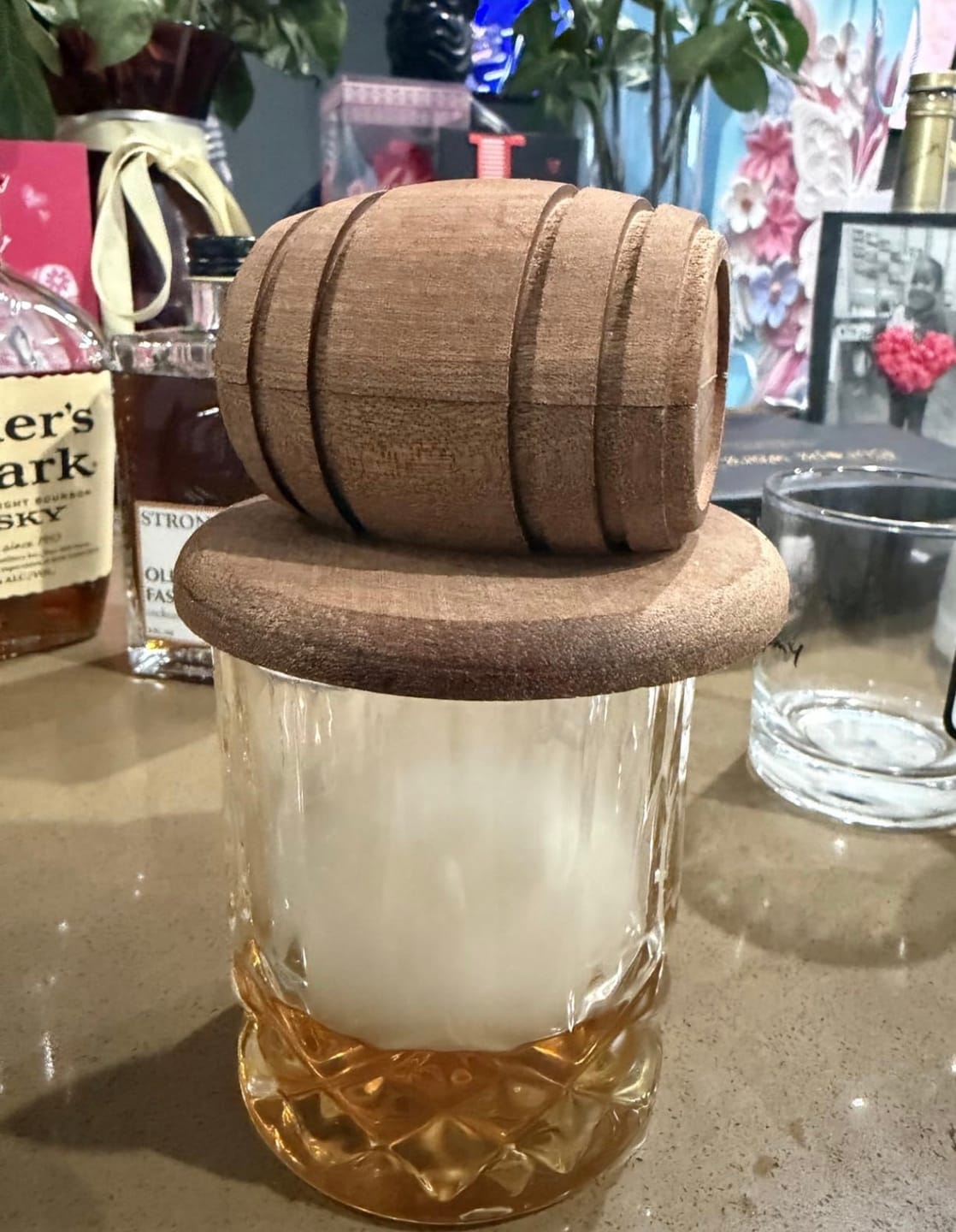 Customer photo review of Noir Barrel Smoker - Signature Edition