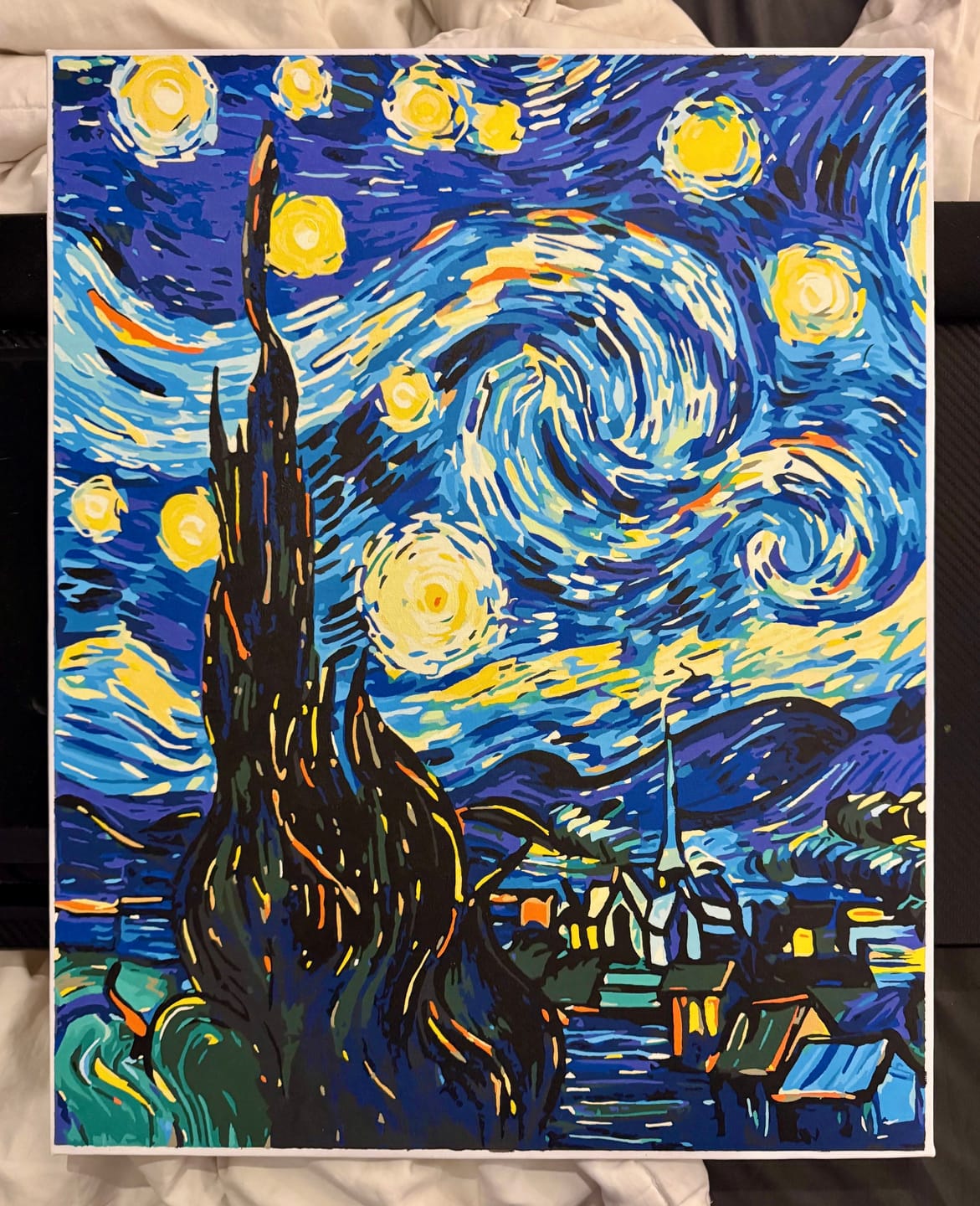 Customer photo review of Whirling Night Skies