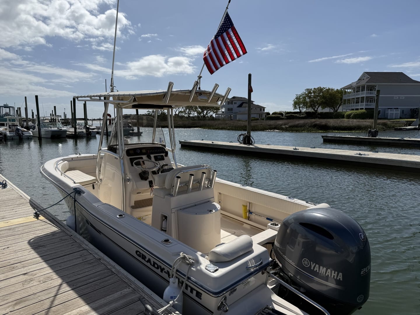 Customer photo review of 16" x 24" Boat Flag Set