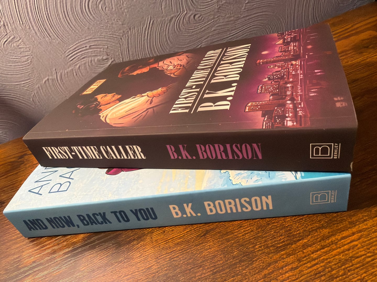 Customer photo review of First-Time Caller by B.K. Borison