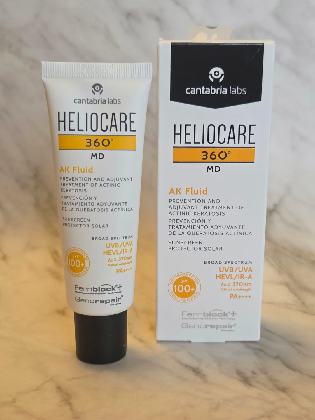 Customer photo review of ヘリオケア360° MD AK Fluid SPF100⁺