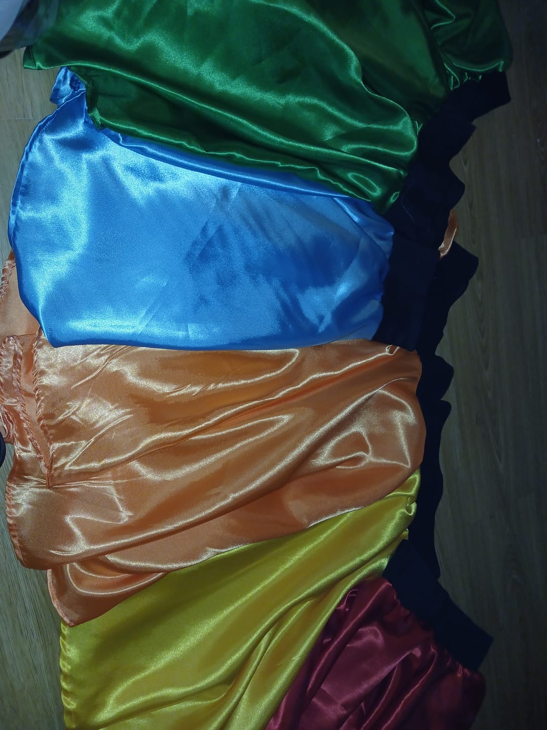 Customer photo review of Liquid Satin Fabric