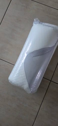 Avis photo d'un client sur Oreiller ergonomique à mémoire de forme