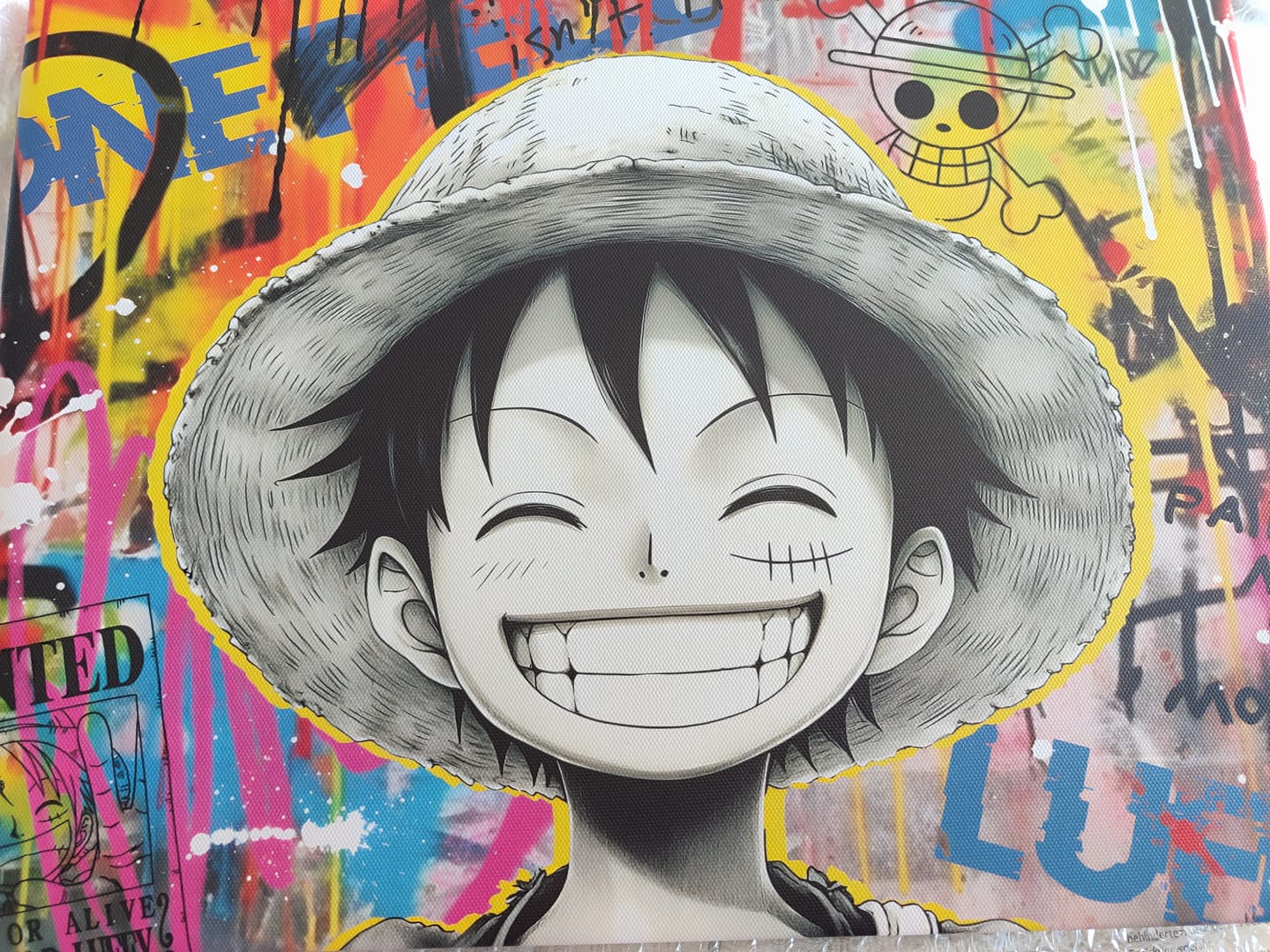 Customer photo review of Tableau One Piece - Monkey D. Luffy