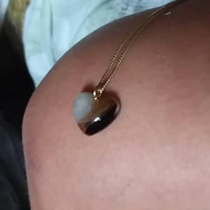 Customer photo review of Pfote aus Epoxidharz – Hundepfötchen & Katzenpfötchen personalisiert