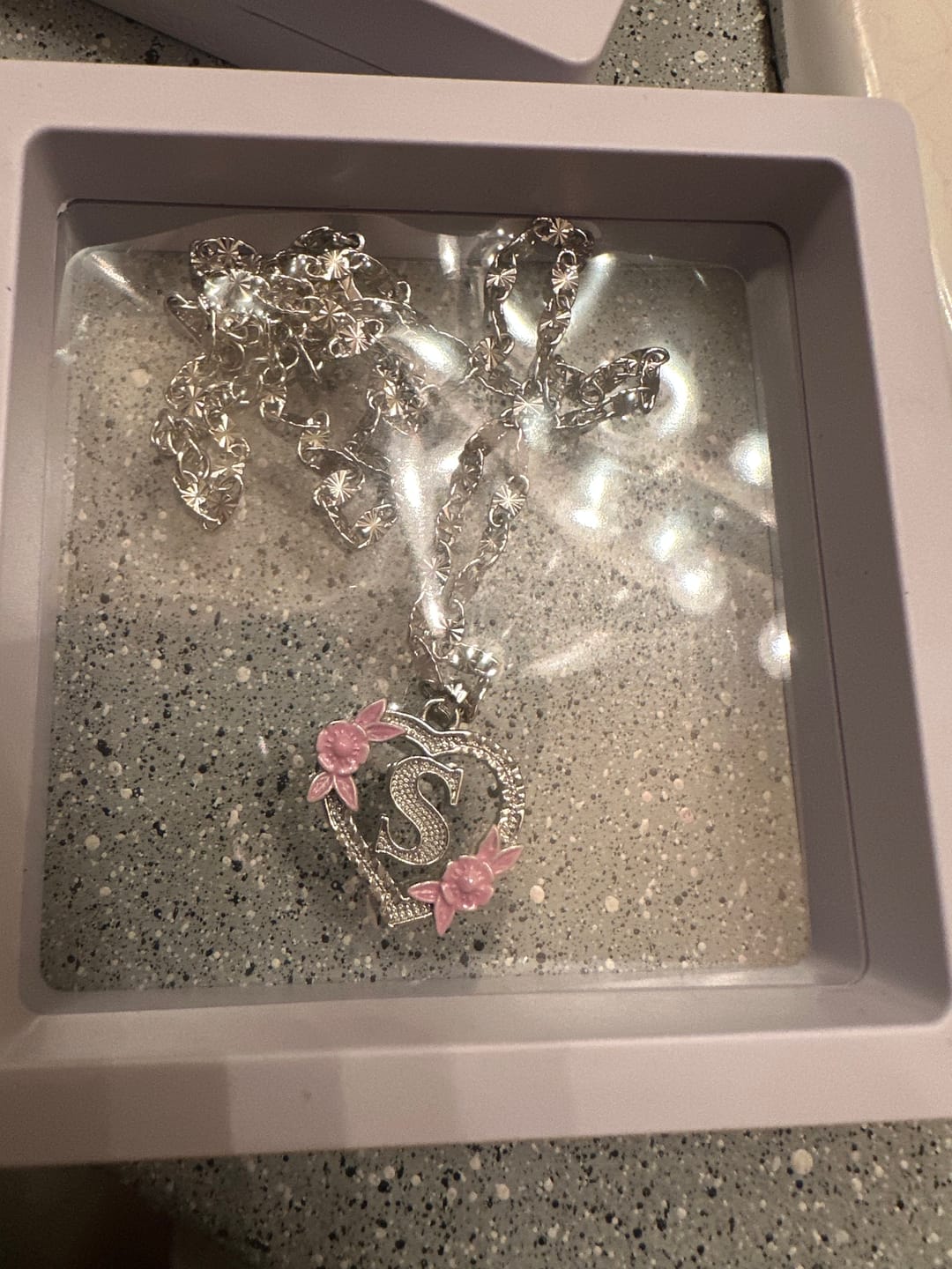 Customer photo review of Royal Name Necklace
