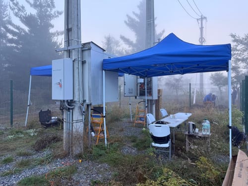 Customer photo review of Toldo plegable impermeable Resistente Estructura de Acero 3x3