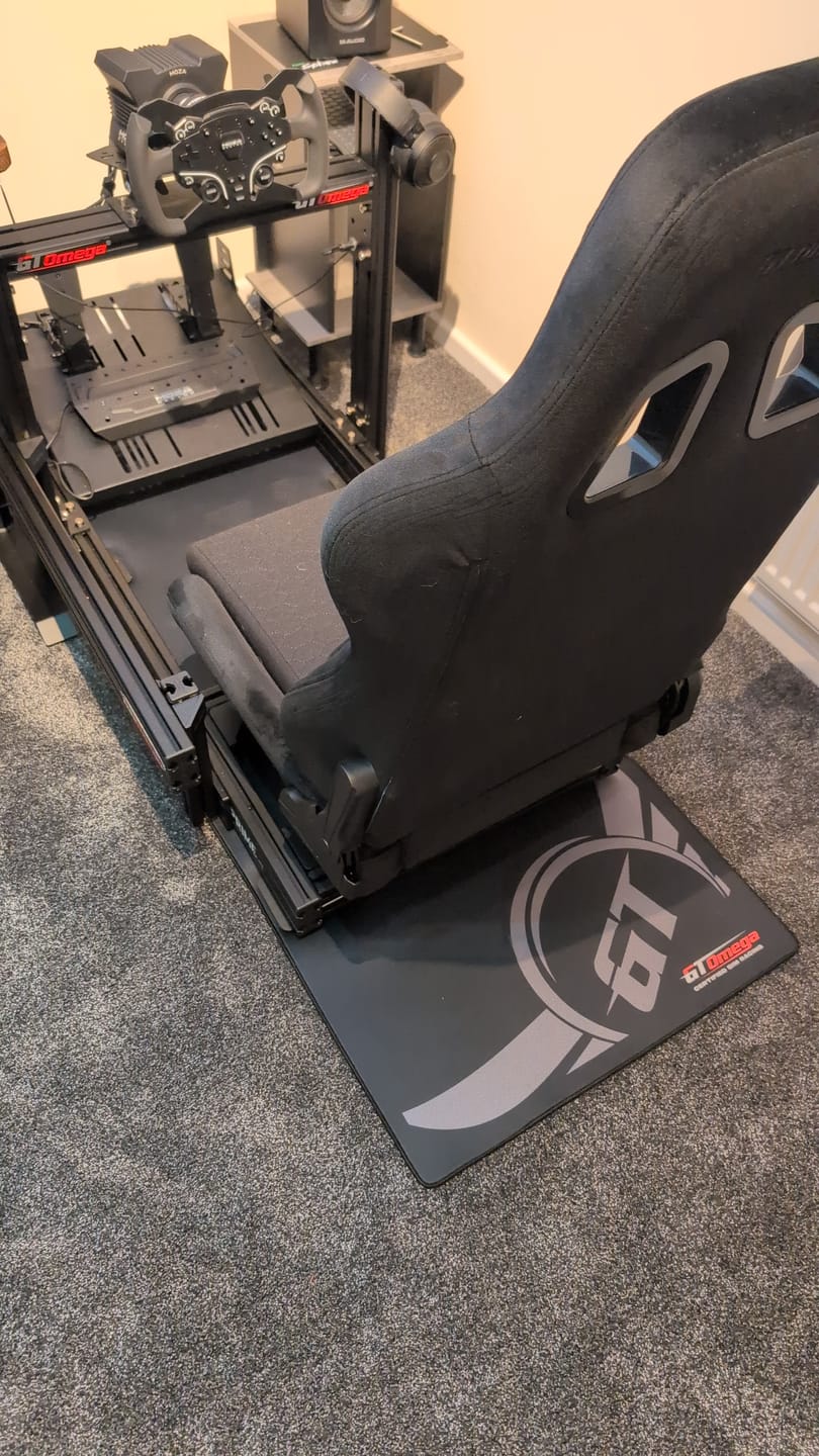 Customer photo review of Simulator Floor Mat