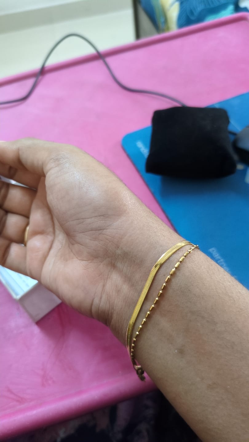 Customer photo review of Multi-layered Beaded Bracelet
