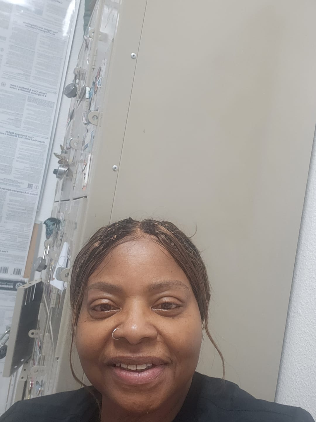 Customer photo review of Michelle - Salon-Style Glueless Miracle Braided Wig Pre-Bleached Swiss HD Full Lace Boho Box Braids Bora Bora Human Hair Body Wave Curls