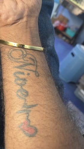 Customer photo review of Personalised Classic Bracelet