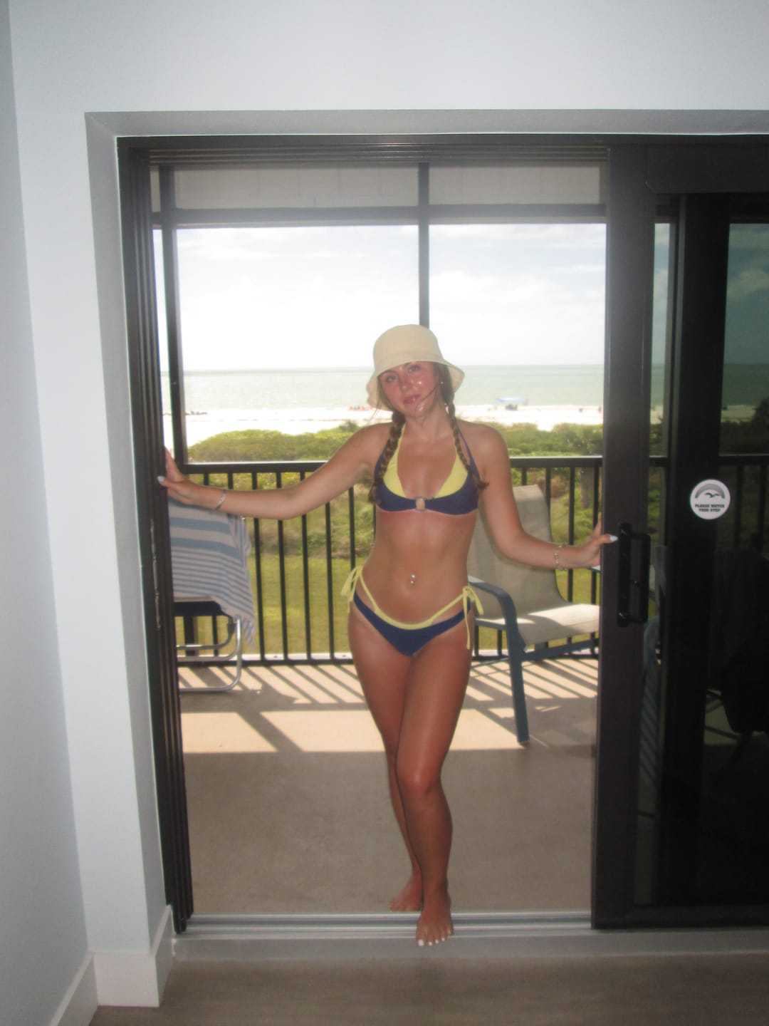 Customer photo review of Seamolly Colorblock Two Tone O Ring Double Layer 2 In 1 Bikini Set