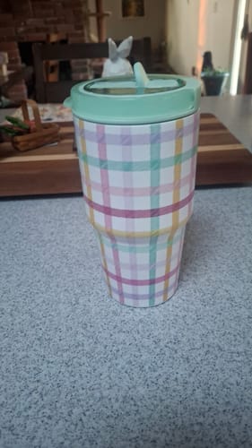 Customer photo review of 20 oz Bracelet Tumbler- Pastel Picnic