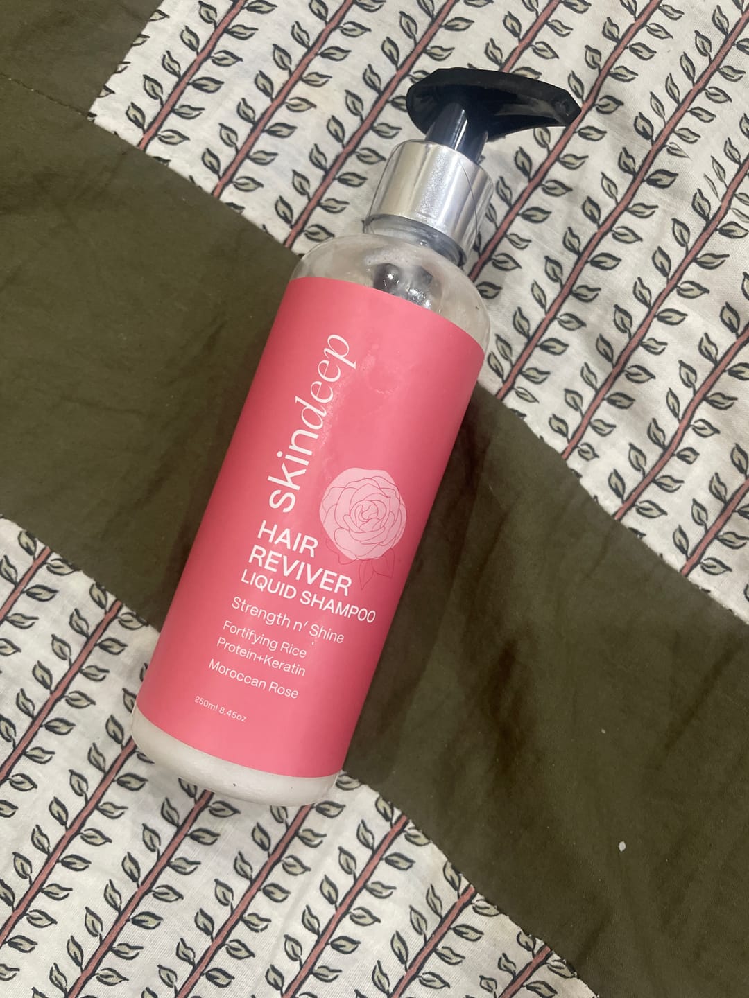 Customer photo review of HAIR REVIVER - Rice Protein Liquid Shampoo