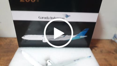 Customer video review of GEMINI200 GARUDA A330-900NEO 1/200 REG#PK-GHF (**)