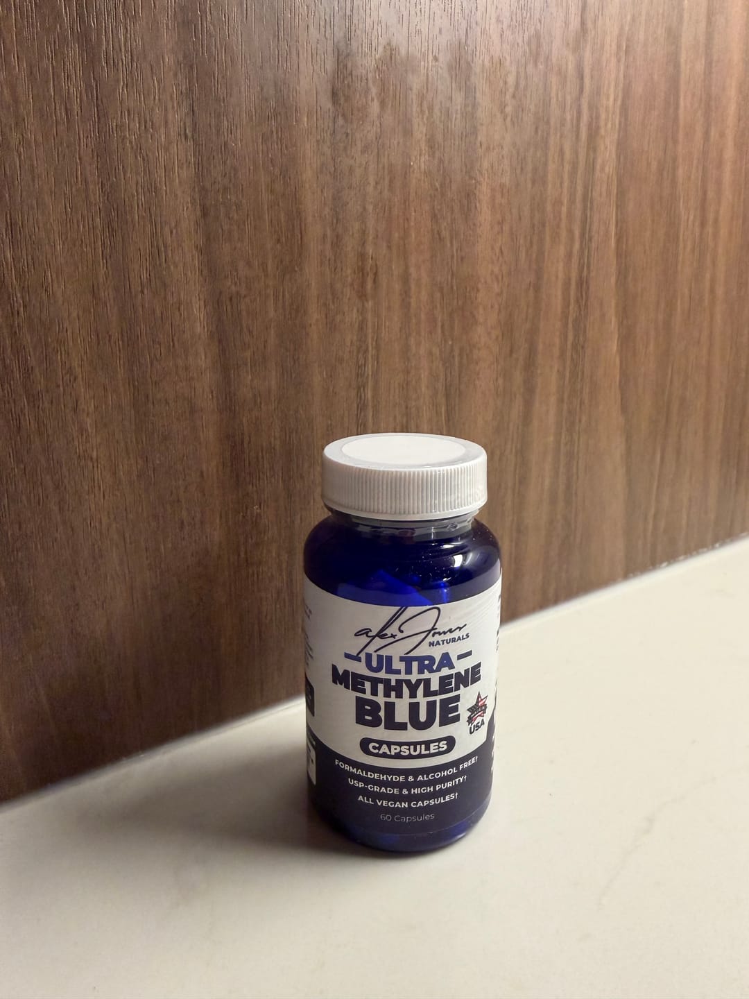 Customer photo review of Ultra Methylene Blue Capsules (60 Capsules) (30 Servings)