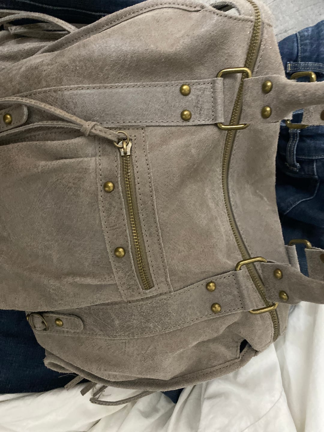 Customer photo review of It girl bag taupe