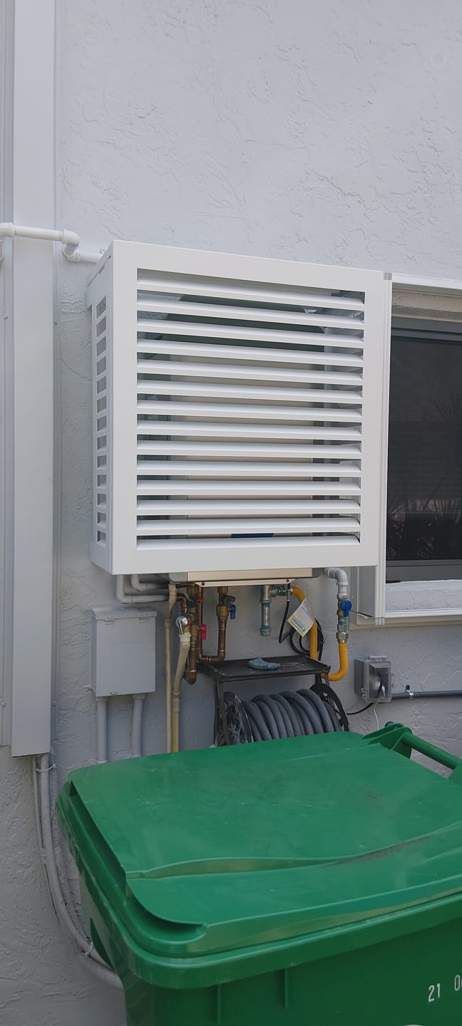 Customer photo review of Tankless Water Heater Cover