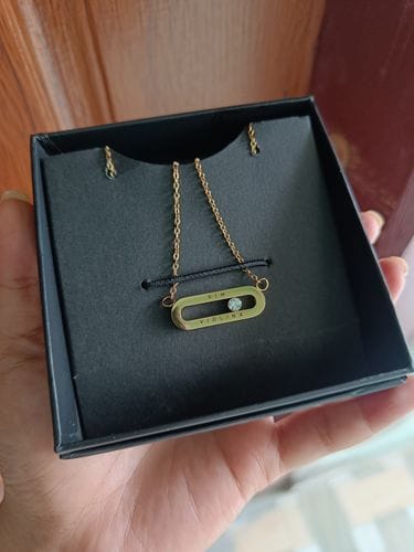 Customer photo review of Personalised Eternal Pendant