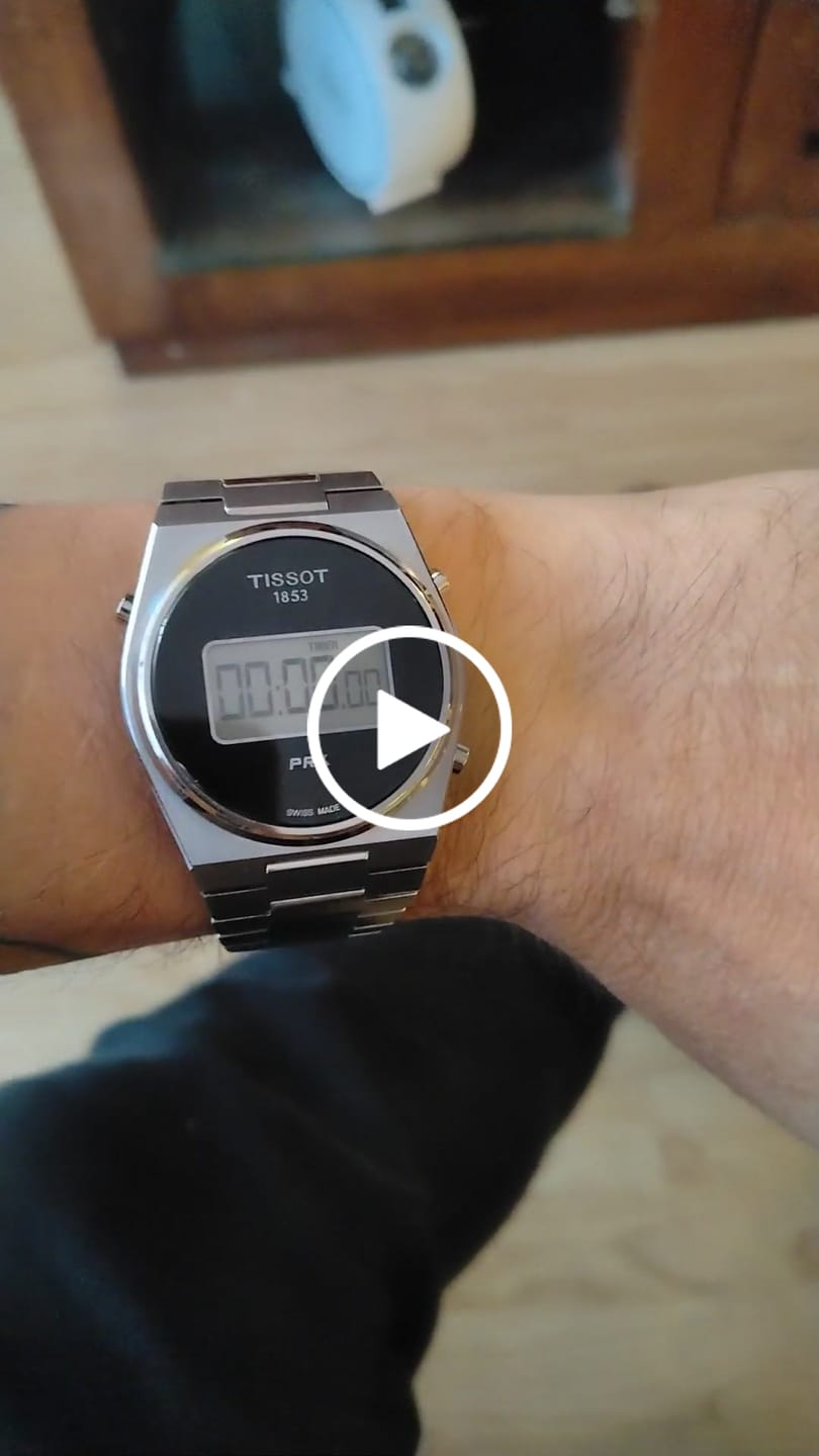 Customer video review of Reloj Tissot PRX Digital T137.463.11.050.00 40mm