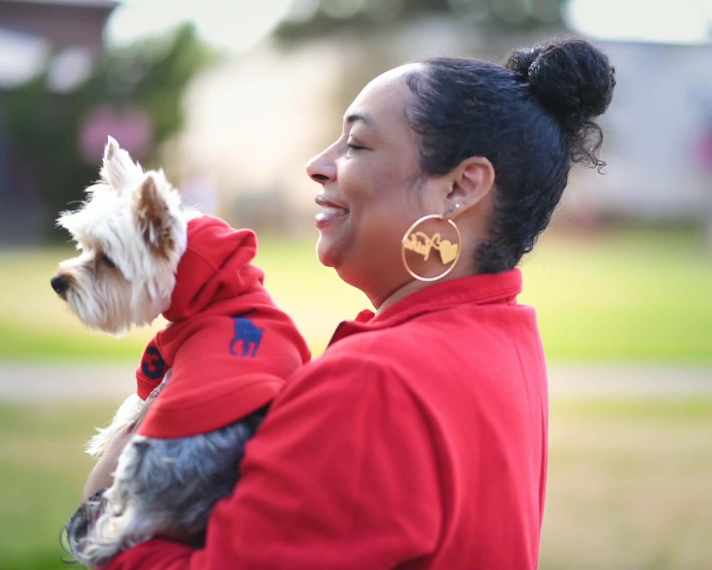 Customer photo review of Polo Ralph Lauren Big-Pony Fleece Dog Hoodie