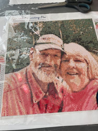 Customer photo review of Diamond Painting - Custom Photo