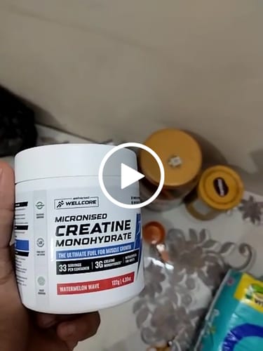 Customer video review of Wellcore - Pure Micronised Creatine Monohydrate | Watermelon Wave (122g, 33 servings)