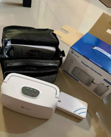Customer photo review of VARON 3L/min Portable Oxygen Concentrator VL-2